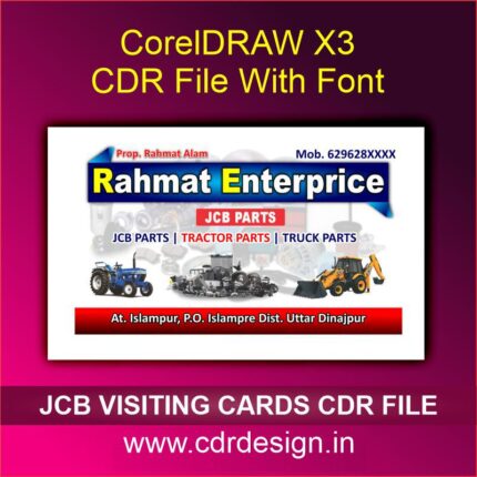 JCB VISITING CARDS CDR FILE