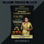 Jewellers Invitation Crad CDR File