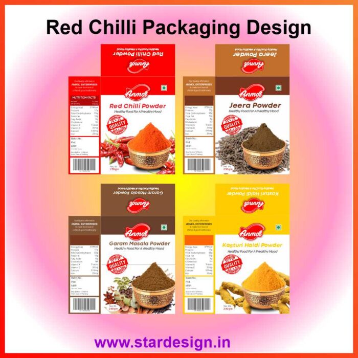 Red Chilli Packaging Design CDR File
