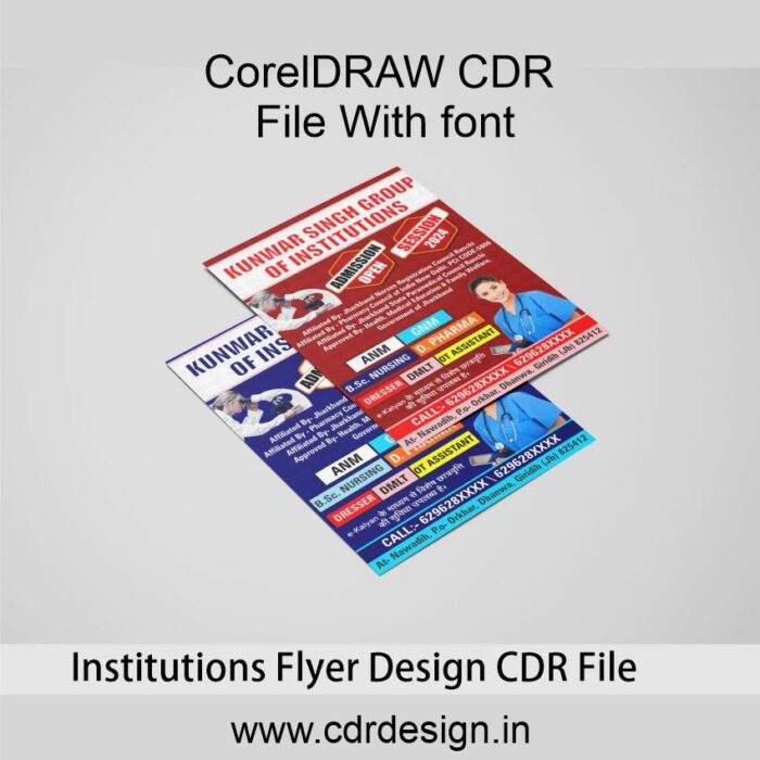 Institutions Flyer Design CDR File