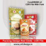 Packing Design Red Chilli CDR File