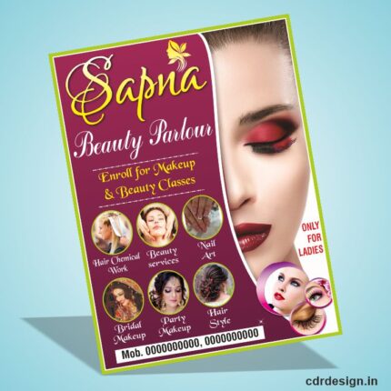 Beauty Parlour Poster New Design Cdr File