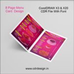 Restaurant Menu Card CDR Design CDR File