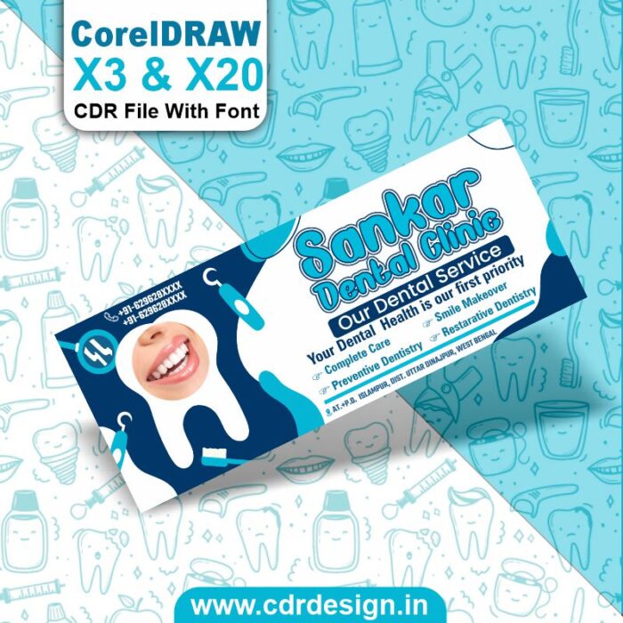 Dental Clinic Banner CDR File