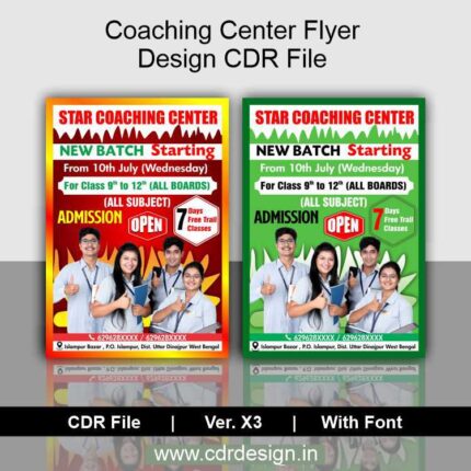 Star Coaching Center Flyer Design