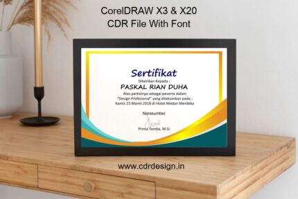 Latest Design Certificate CDR File