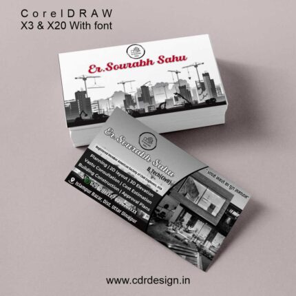Architect Visiting Card Design CDR File