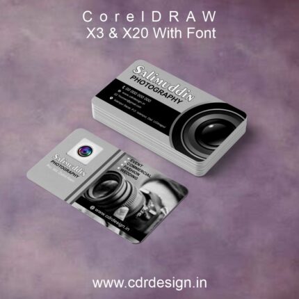 Photography Business Cards CDR File