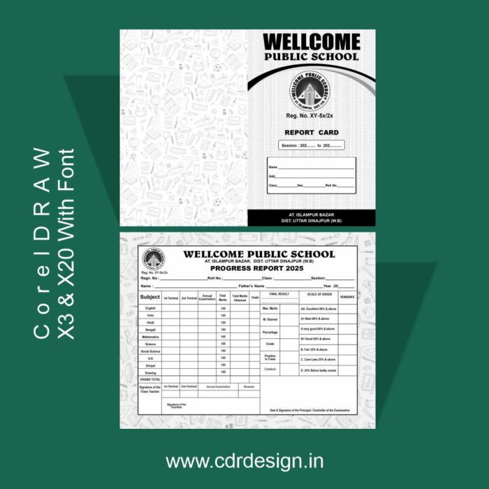 School Progress Report Design CDR File