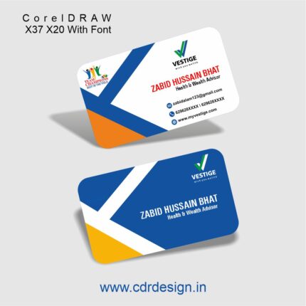 Vesting Business Card CDR File