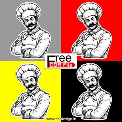 Chef Logo Design CDR File | Free Logo Design CDR File