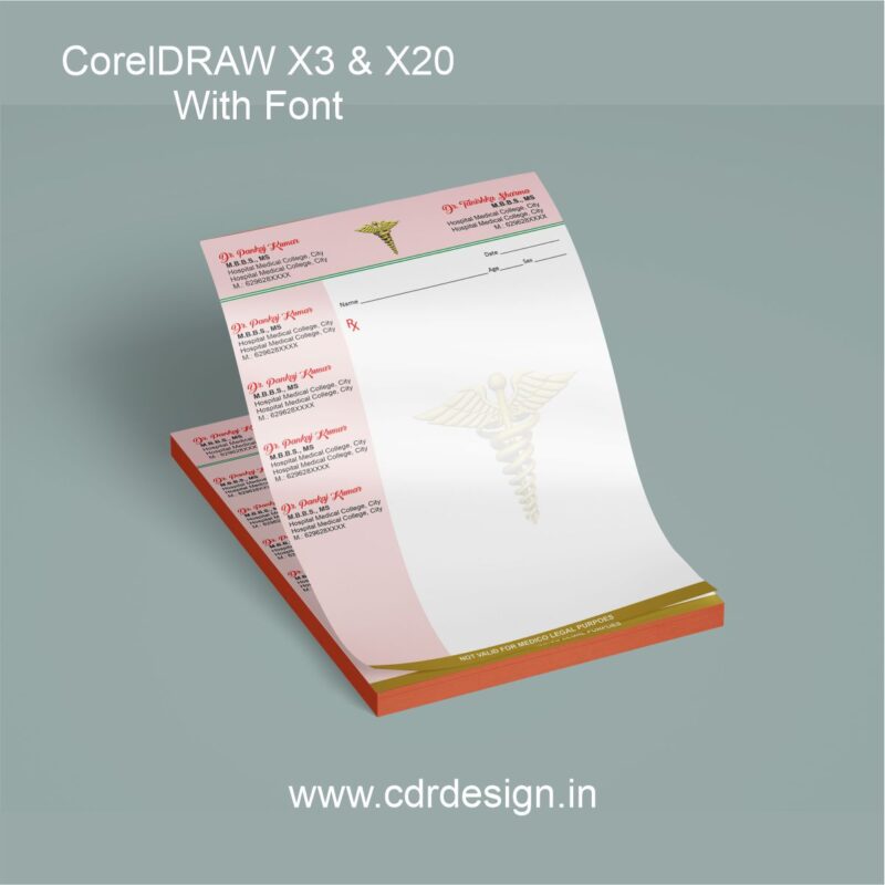 Doctor Pad Design CDR File