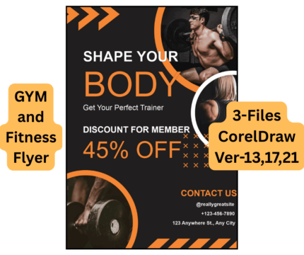 Gym & Fitness Flyer CDR File