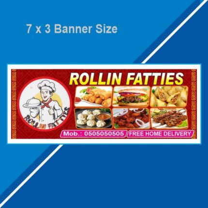 Fast Food Shop Flex Design CDR File