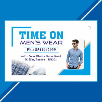 Mens Wear Visiting Card Design CDR File