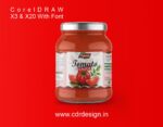 Tomato Sauce Packaging Design CDR File