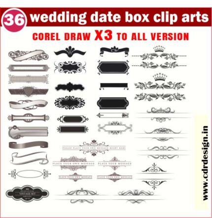 Latest And Date box clipart packge