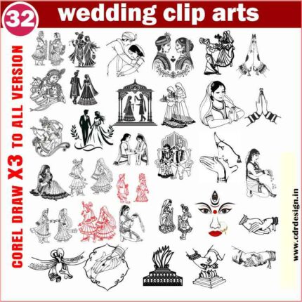 Latest And wedding clipart packge