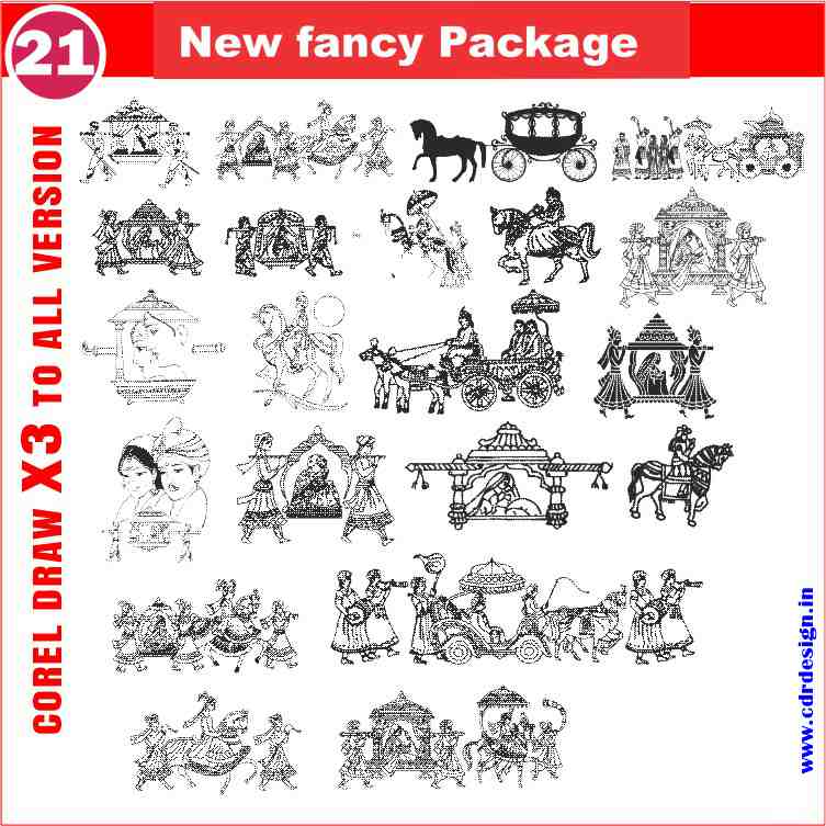 Latest And Best Barat wedding clipart package