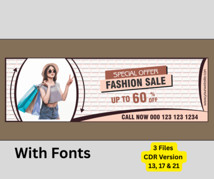 Garments Shop Flex Banner CDR File