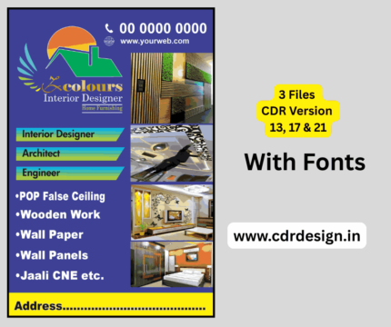 Interior Designer Architect Flex Banner CDR File
