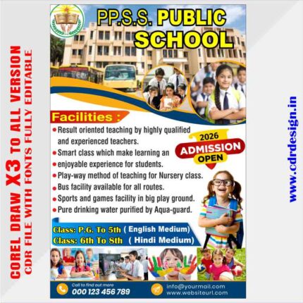Latest And Best School Handbill & Pumplate Banner Design CDR File