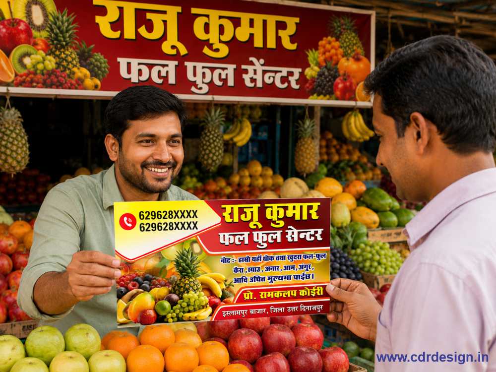 Fruit Centre Visiting Card CDR File