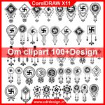 Om clipart 100 + Design CDR File