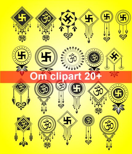 Om clipart 20+ Design CDR File