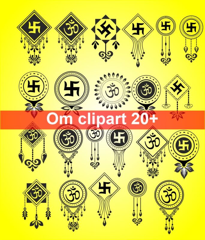 Om clipart 20+ Design CDR File