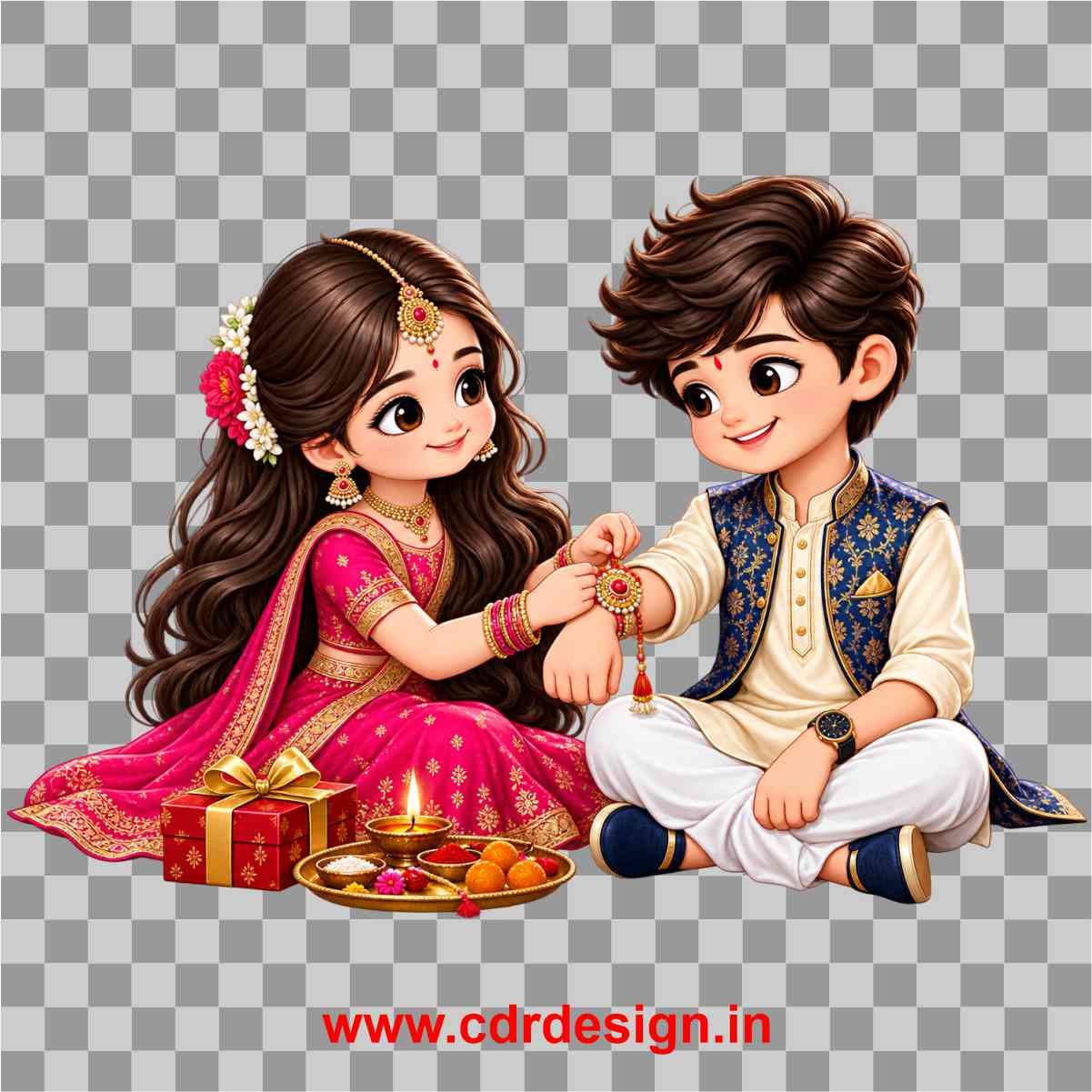 Indian Festival Raksha Bandhan Poster With Sister Tying Rakhi To Brother A Symbol Of Bond And Protection Free PNG