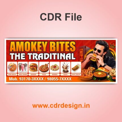 The Traditinal Fast Food Banner & Flex CDR File